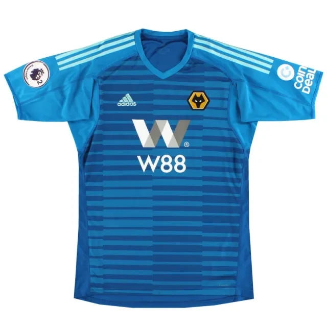 2018-19 Wolves U23s adidas Match Issue Goalkeeper Shirt #13 L - Wolves / Excellent 