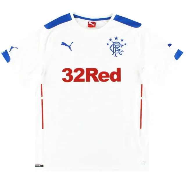 2014-15 Rangers Puma Away Shirt L - Rangers / Excellent 