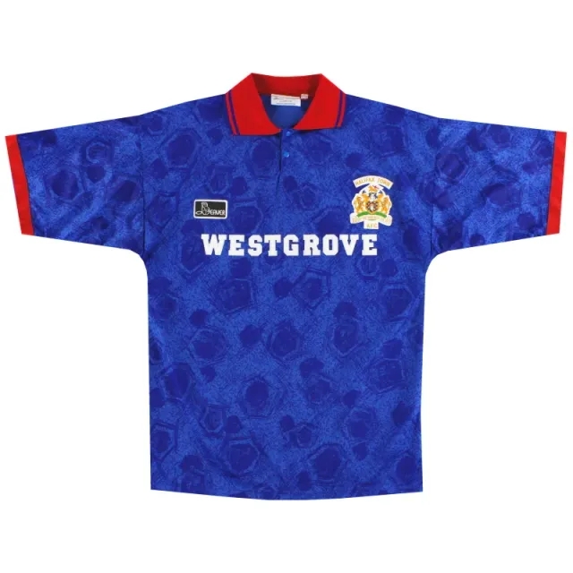1994-95 Halifax Town Home Shirt L - Other Non League Clubs / Excellent 