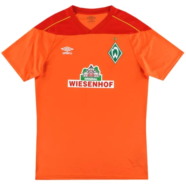 2020-21 Werder Bremen Umbro Goalkeeper Shirt *As New* M - Werder Bremen / As New 