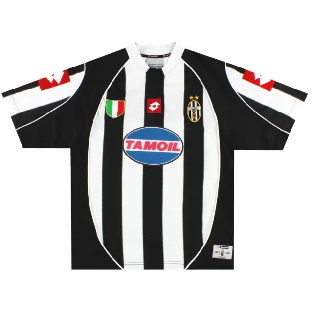 2002-03 Juventus Lotto CL Home Shirt M - Juventus / Excellent 