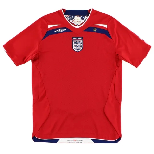 2008-10 England Umbro Away Shirt S - England / Excellent 