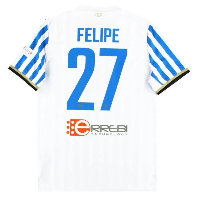 2019-20 SPAL Macron Home Shirt Felipe #27 *w/tags* L - Other Italian Clubs / w/tags 