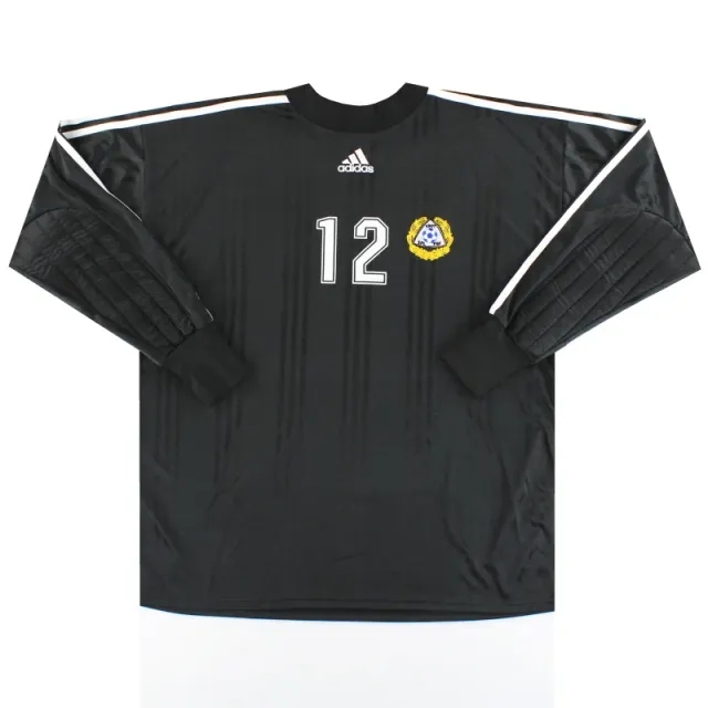2000-01 Finland adidas Match Issue Goalkeeper Shirt #12 XL - Other European / Excellent 