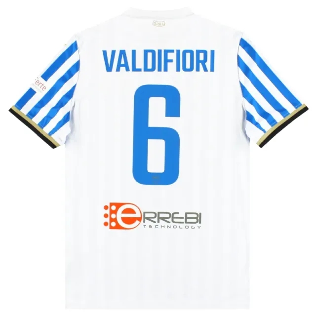 2019-20 SPAL Macron Home Shirt Valdifiori #6 *As New* M - Other Italian Clubs / As New 