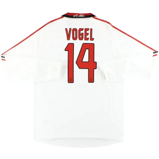 2005-06 AC Milan adidas Player Issue 'Formotion' Away Shirt Vogel #14 L/S XL - AC Milan / As New 