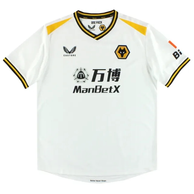 2021-22 Wolves Castore Third Shirt *Mint* L - Wolves / Mint 