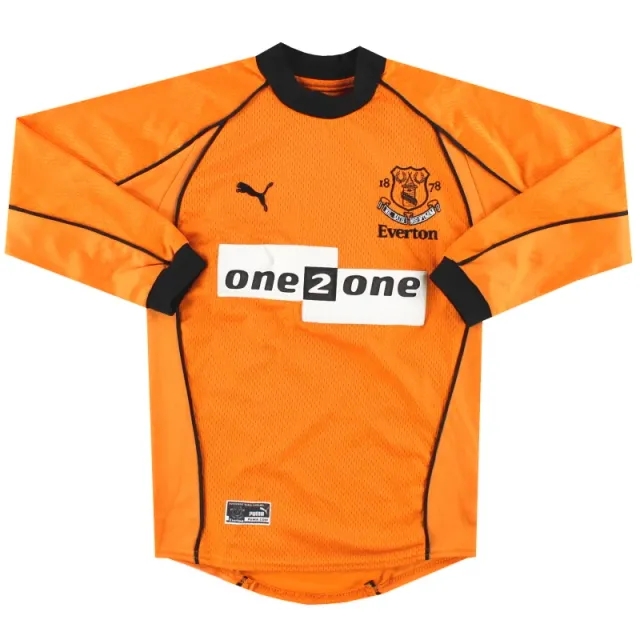 2000-01 Everton Umbro Goalkeeper Shirt M.Boys - Everton / Excellent 