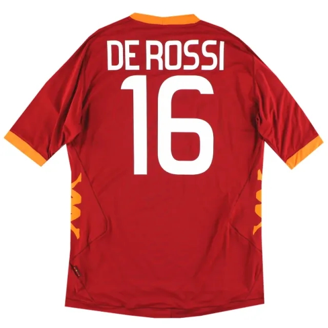 2011-12 Roma Kappa Home Shirt De Rossi #16 *w/tags* XXL - Roma / w/tags 