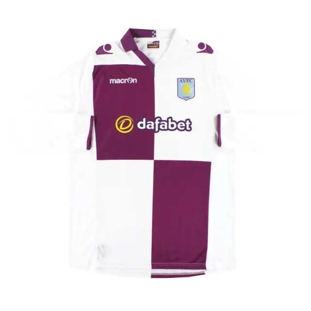 2013-14 Aston Villa Macron Away Shirt L/S XXXL - Aston Villa / Excellent 