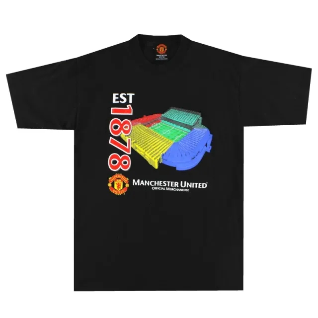 1990s Manchester United 'Est 1878' Graphic Tee S - Manchester United / Excellent 