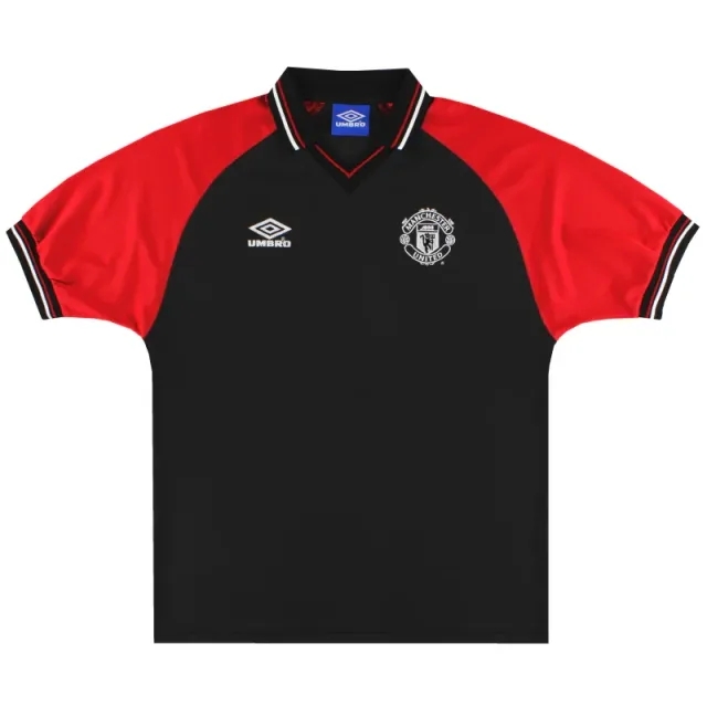 1998-99 Manchester United Umbro Training Shirt *Mint* XL - Manchester United / Mint 