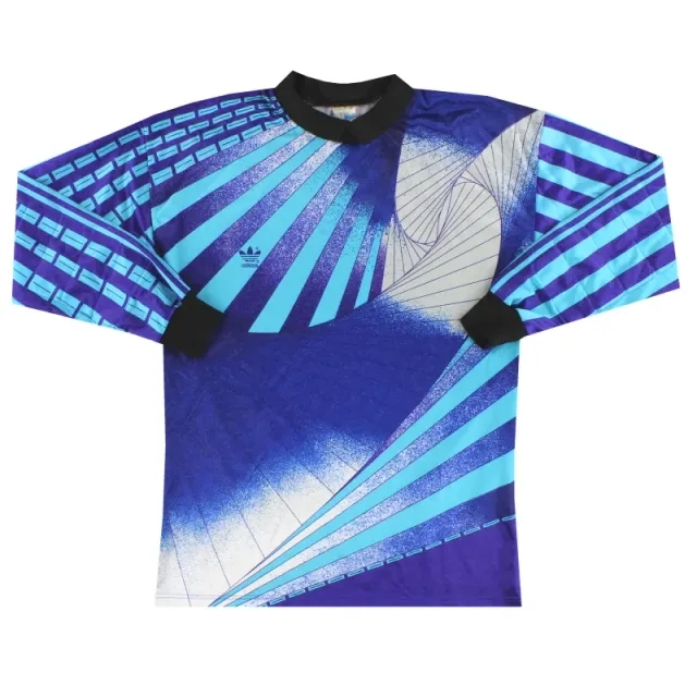 1990-94 adidas Template Goalkeeper Shirt M - Other Non League Clubs / Excellent 