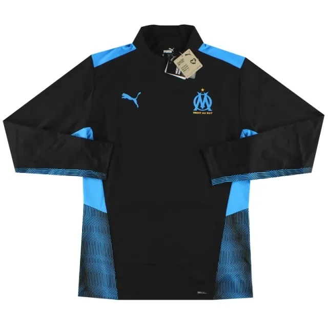 2021-22 Marseille Player Issue Training 1/4 Zip Top *BNIB* - Olympique Marseille / BNIB 