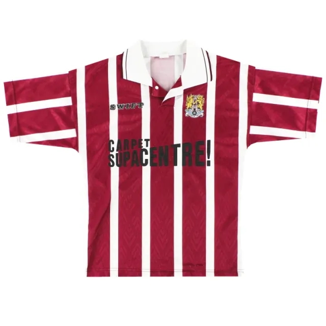 1993-94 Northampton Home Shirt S - Northampton Town / Excellent 