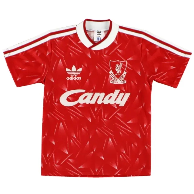 1989-91 Liverpool adidas Home Shirt L.Boys - Liverpool / Excellent 