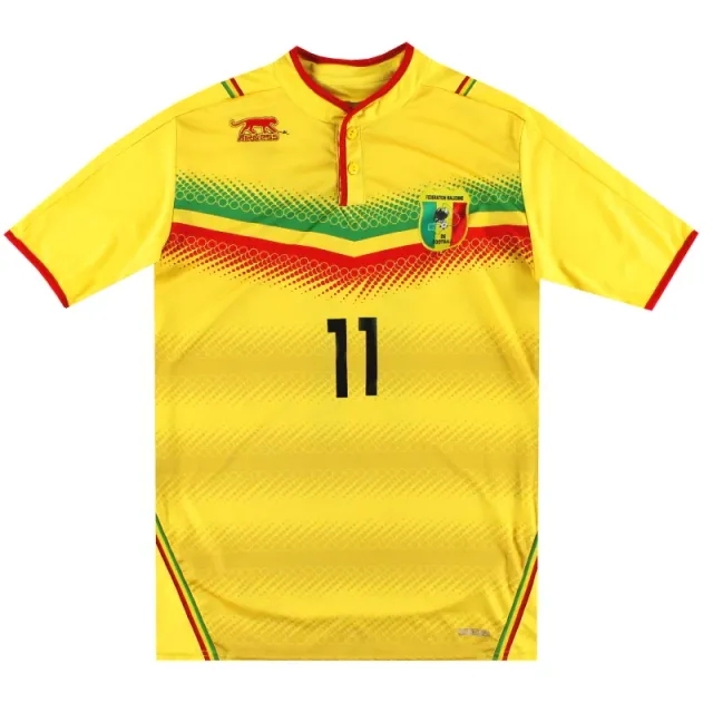 2015-16 Mali Airness Match Issue Home Shirt #11 L - African / Excellent 