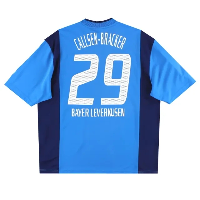 2002-03 Bayer Leverkusen adidas Match Issue Away Shirt Callsen-Bracker #29 XL - Bayer Leverkusen / Excellent 