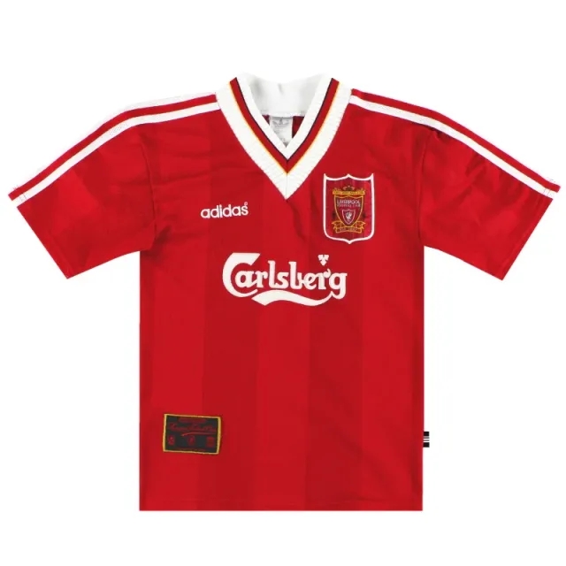 1995-96 Liverpool adidas Home Shirt XS.Boys - Liverpool / Excellent 