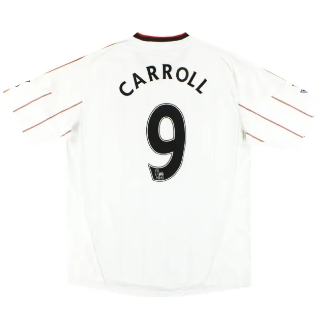 2010-11 Liverpool adidas Away Shirt Carroll #9 XXL - Liverpool / Excellent 
