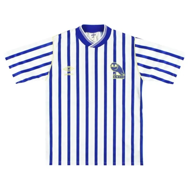 1987-89 Sheffield Wednesday Umbro Home Shirt Y - Sheffield Wednesday / Excellent 