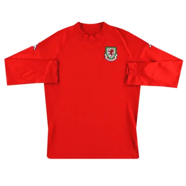 2004-06 Wales Kappa Home Shirt L/S L - Wales / Excellent 