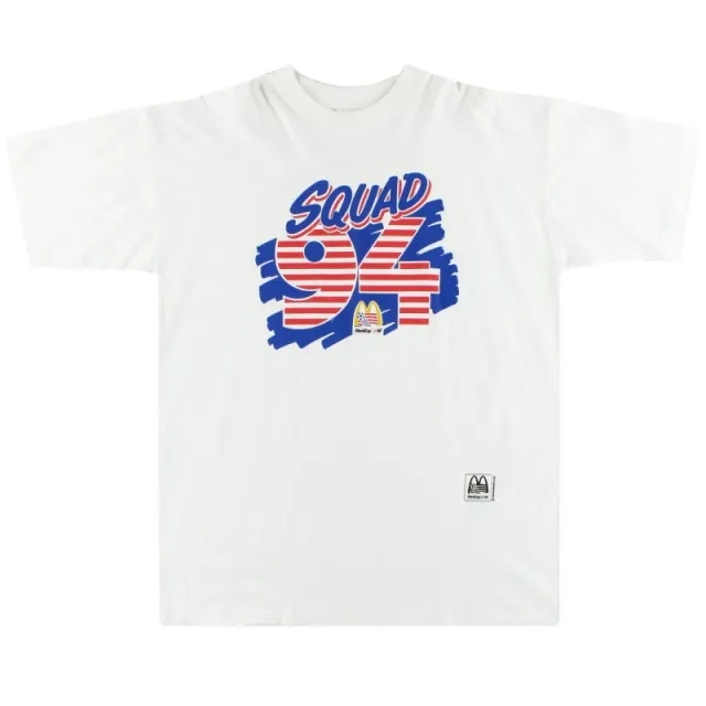 1994 FIFA World Cup 'Squad 94' Graphic Tee XL - USA 1994 / Excellent 