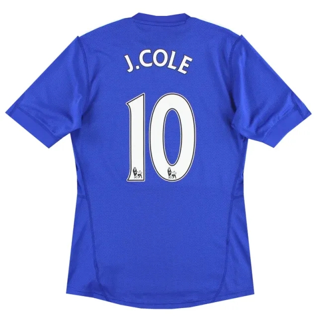 2009-10 Chelsea adidas Home Shirt J.Cole #10 S - Chelsea / Excellent 