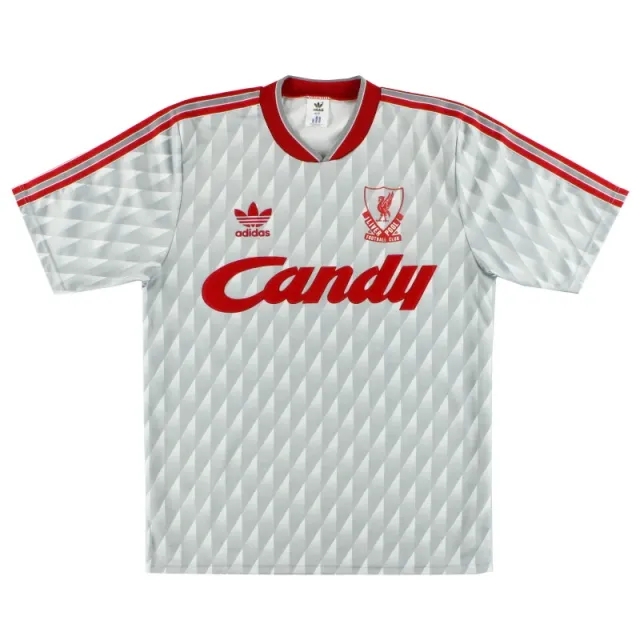 1989-91 Liverpool adidas Away Shirt L.Boys - Liverpool / Excellent 