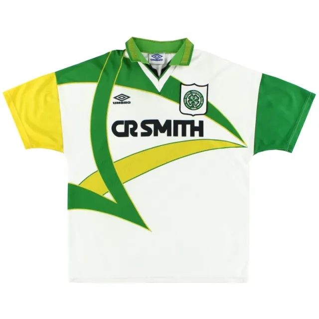 1994-95 Celtic Umbro Third Shirt L - Celtic / Excellent 