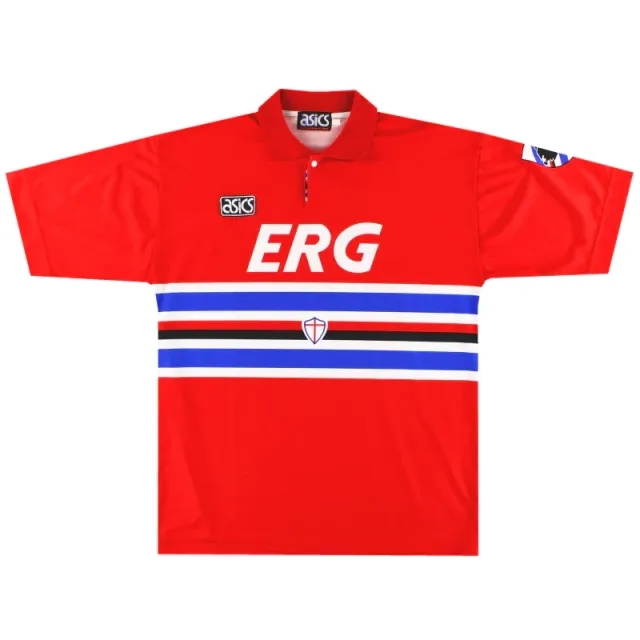1992-94 Sampdoria Asics Third Shirt *As New* L - Sampdoria / As New 