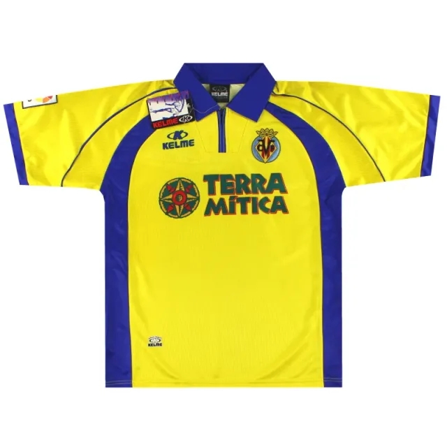 2000-01 Villarreal Kelme Home Shirt *w/tags* L - Other Spanish Clubs / w/tags 