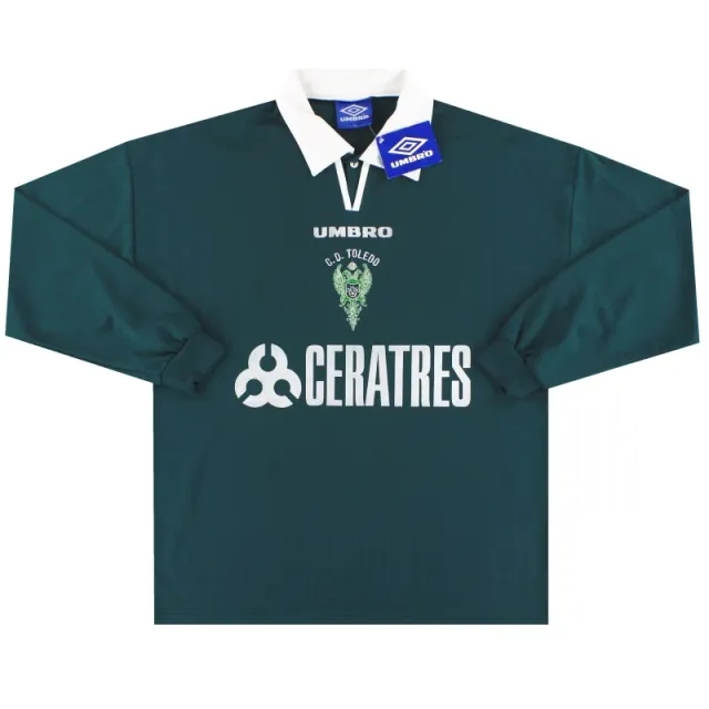 1998-99 CD Toledo Player Issue Home Shirt #28 L/S *w/tags* XL - Real Madrid / w/tags 
