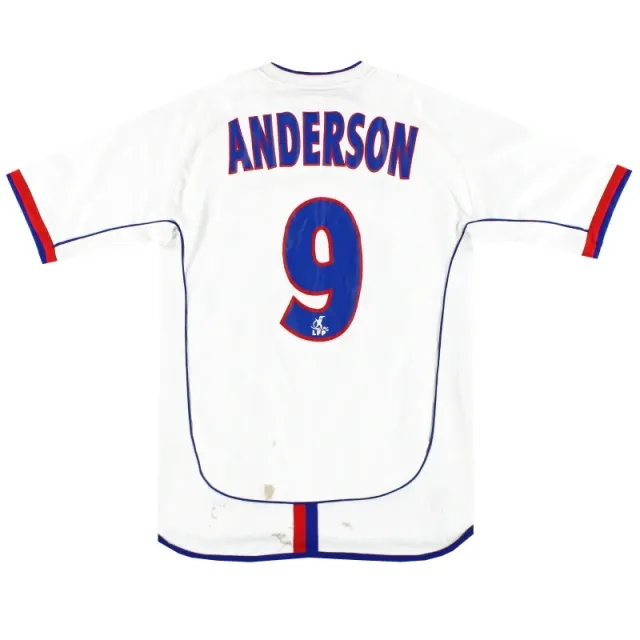 2002-04 Lyon Umbro Home Shirt Anderson #9 L.Boys - Lyon / Good 