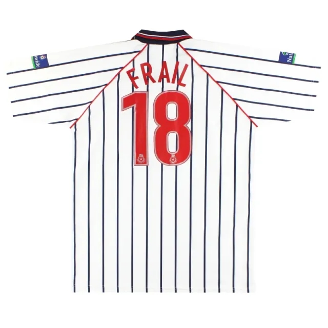 1999-00 Tranmere Rovers Patrick Match Issue Home Shirt Frail #18 XL - Tranmere Rovers / Excellent 