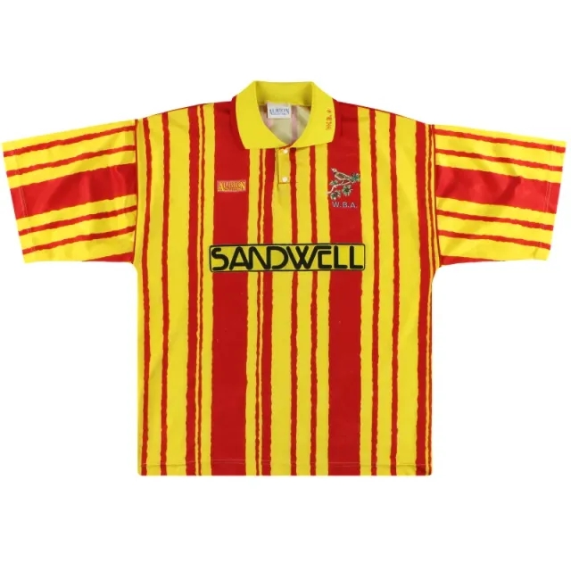 1992-93 West Brom Away Shirt M - West Brom / Excellent 