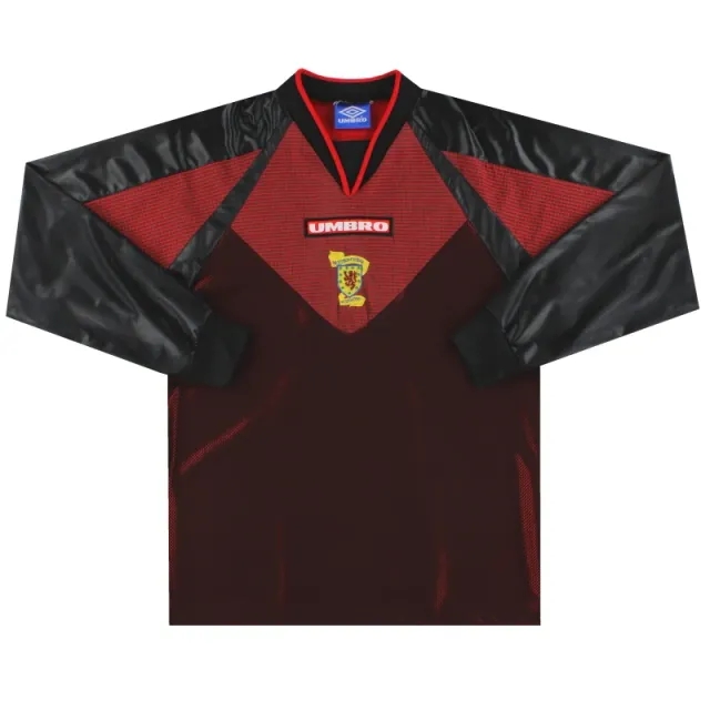 1998-00 Scotland Umbro Goalkeeper Shirt M - Scotland / Excellent 