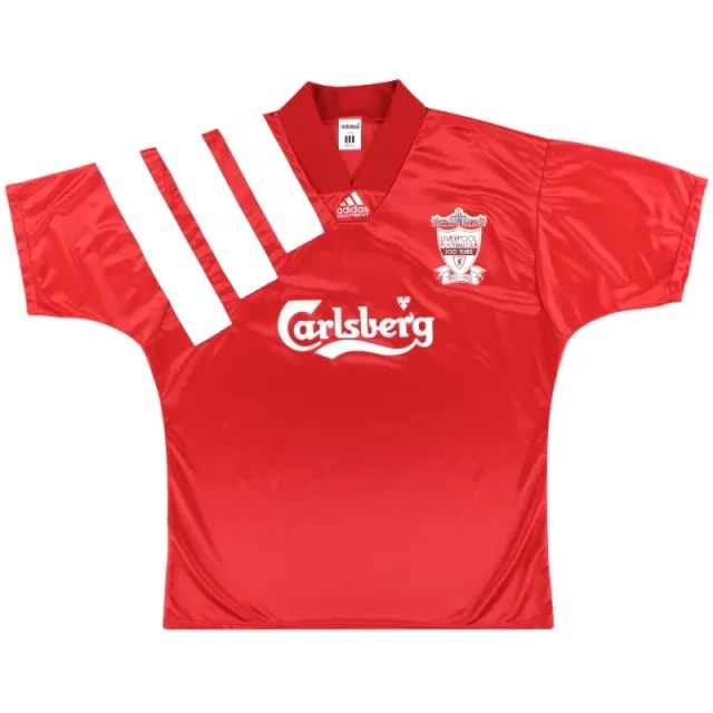 1992-93 Liverpool adidas Centenary Home Shirt *As New* L - Liverpool / As New 