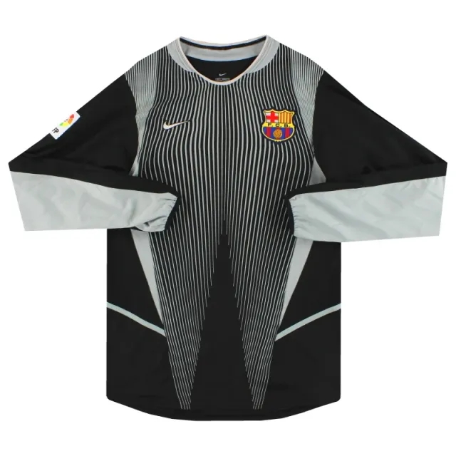 2002-03 Barcelona Nike Goalkeeper Shirt S - Barcelona / Excellent 