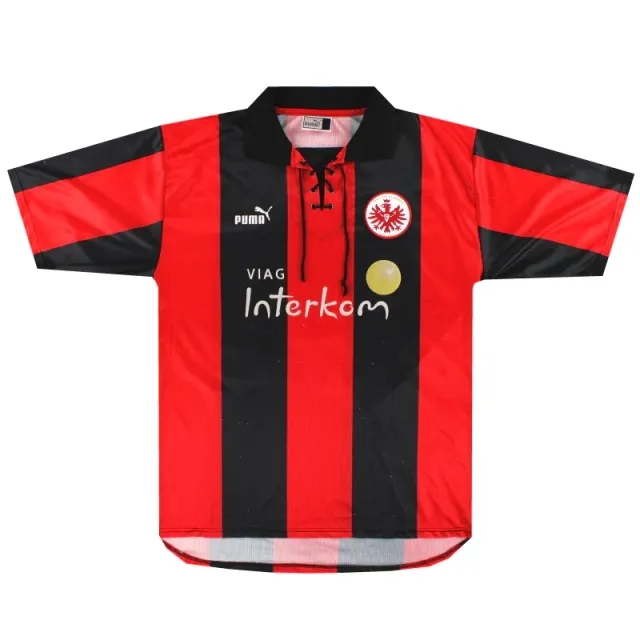 1999-00 Eintracht Frankfurt Home Shirt S - Other German Clubs / Excellent 
