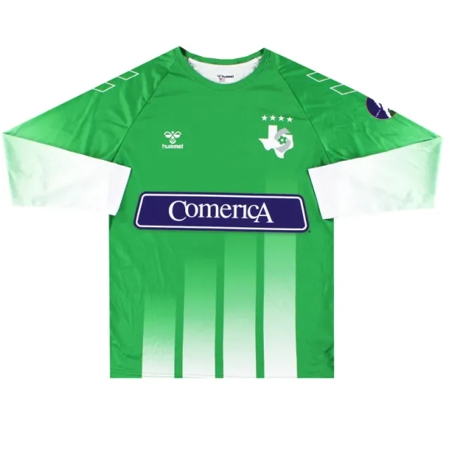2019-20 Dallas Sidekicks Hummel Home Shirt L/S *As New* M - USA Soccer Clubs / As New 