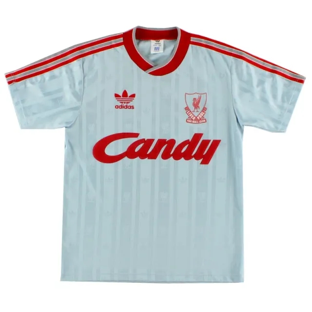 1988-89 Liverpool adidas Away Shirt S - Liverpool / Excellent 