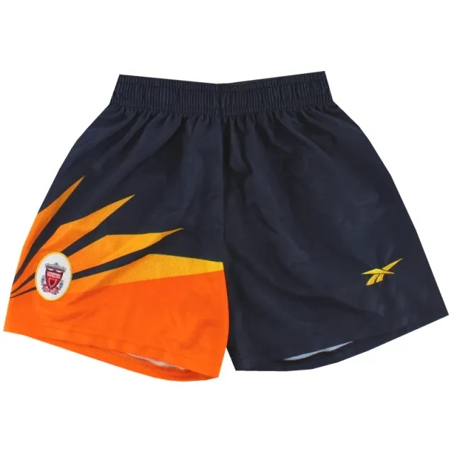 1998-99 Liverpool Reebok Goalkeeper Shorts S - Liverpool / Excellent 