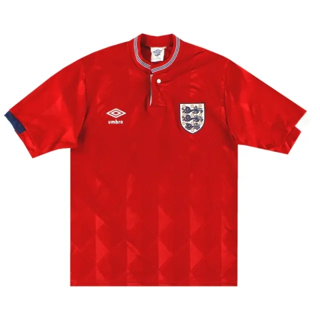 1988-90 England Umbro Away Shirt *Mint* S - England / Mint 
