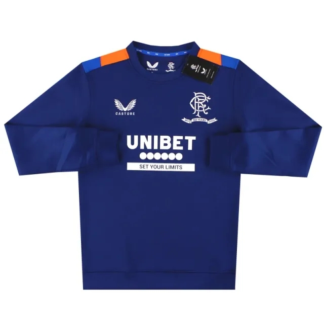 2021-22 Rangers '150 Year Anniversary' Castore Matchday Sweatshirt *BNIB* S - Rangers / w/tags 