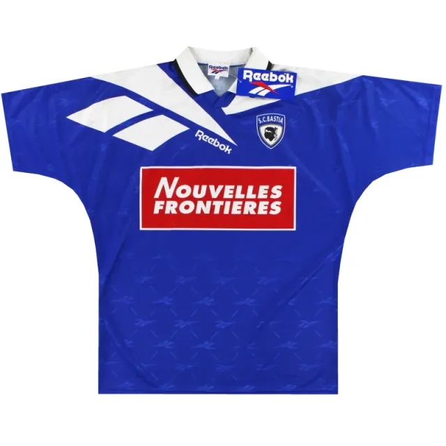 1995-97 Bastia Reebok Home Shirt *w/tags* XL - Other French Clubs / w/tags 