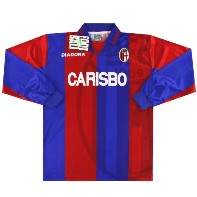 1996-97 Bologna Diadora Home Shirt L/S *w/tags* XL - Other Italian Clubs / w/tags 