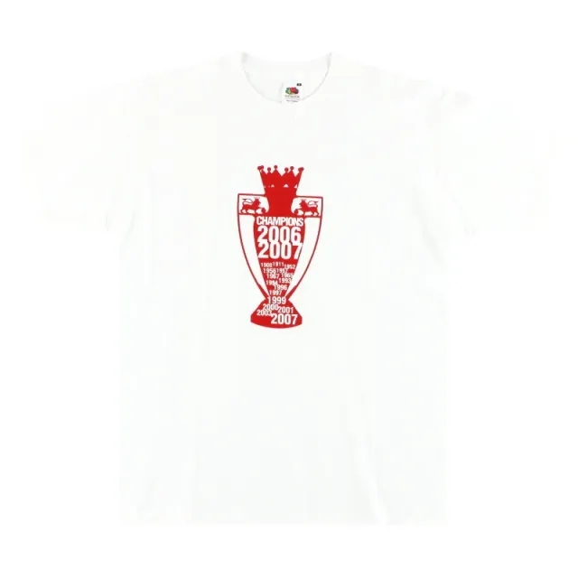 2006-07 Manchester United Premier League Champions Graphic Tee M - Manchester United / Excellent 
