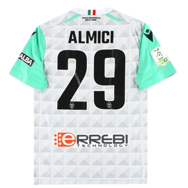 2022-23 SPAL Macron Player Issue Away Shirt Almici #29 *As New* M - Other Italian Clubs / As New 