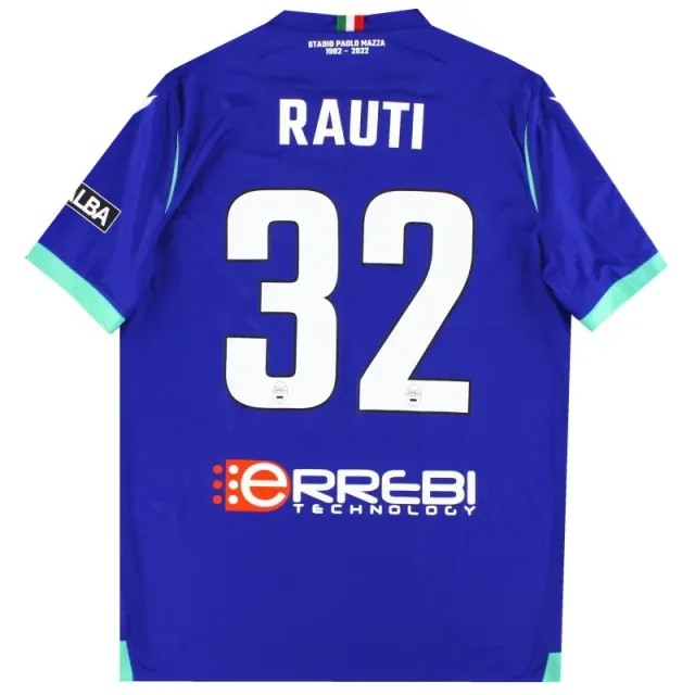 2022-23 SPAL Macron Player Issue Third Shirt Rauti #32 *As New* L - Other Italian Clubs / As New 